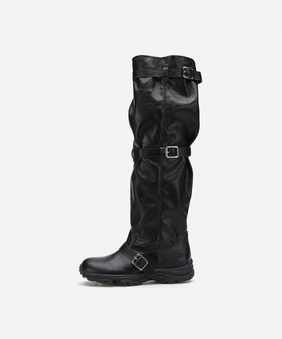 솔트앤초콜릿(SALT AND CHOCOLATE) 피어스 와이드 롱부츠 412548011(3.5cm)