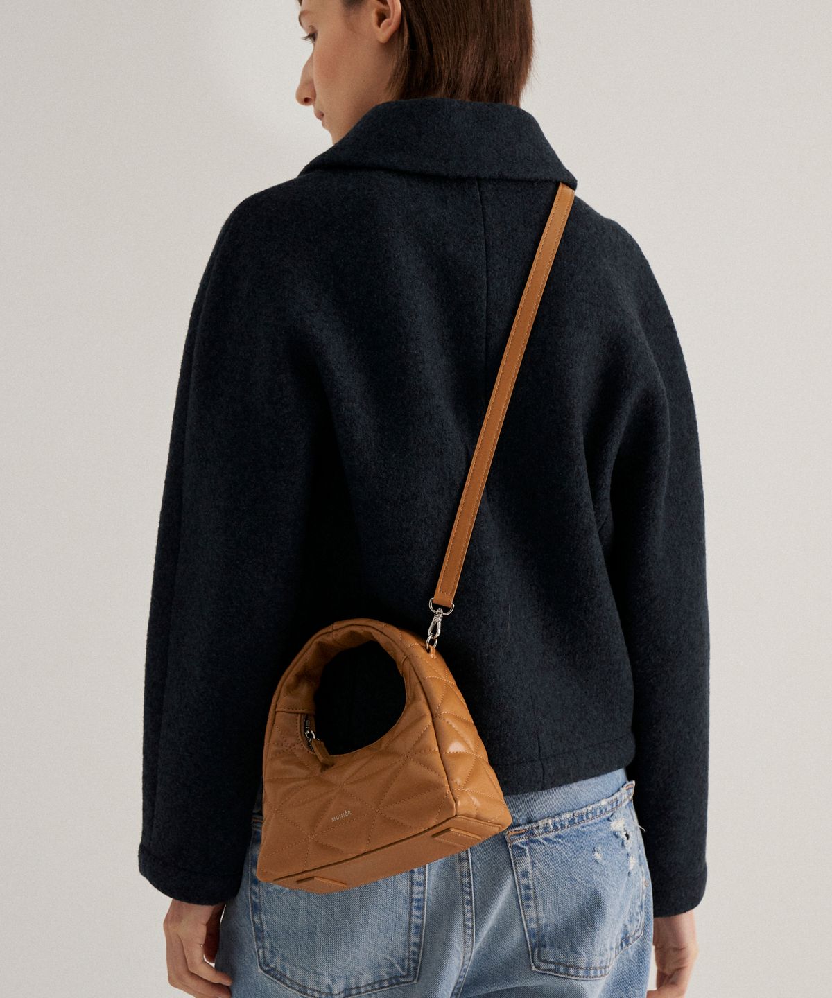 뮤니에(MUNIER) QUILTED MINI TOTE BAG_2COLORS