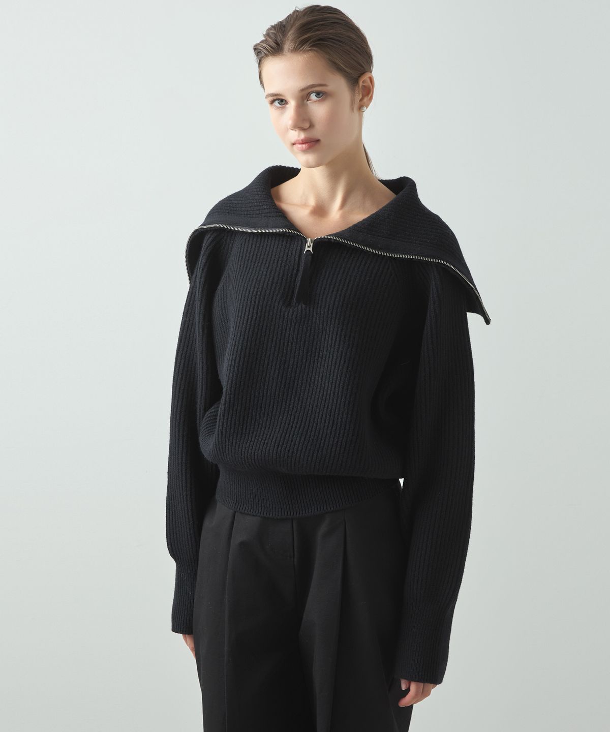 누토프(NUTOFFE) Wool Day Knit_Black