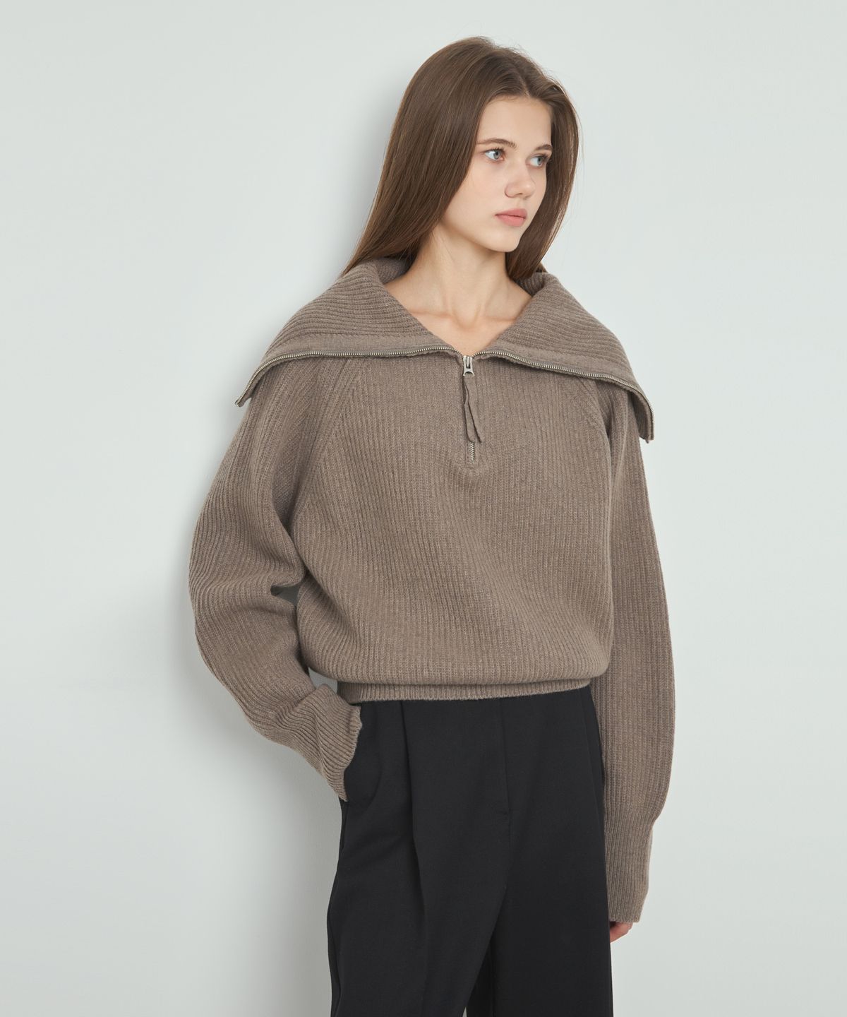 누토프(NUTOFFE) Wool Day Knit_Mocha