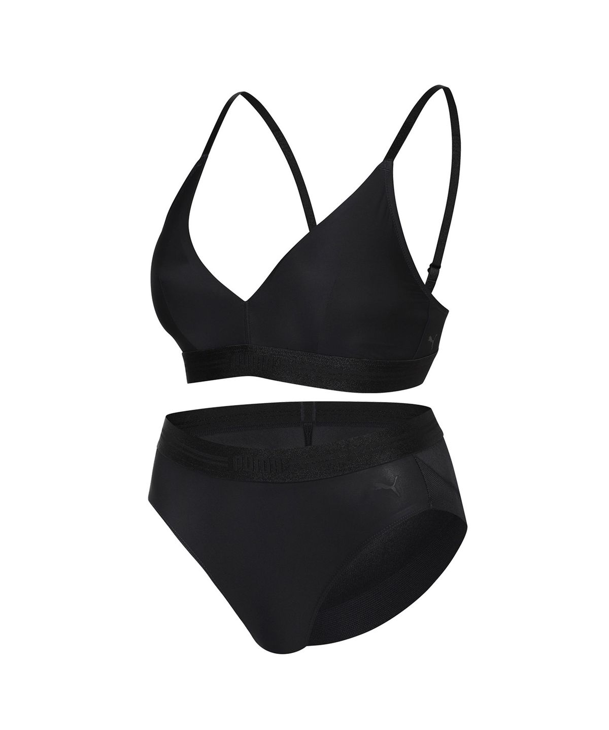 푸마 바디웨어(PUMA BODYWEAR) [4SET] 프리미엄 글램 스킨 브라팬티 세트