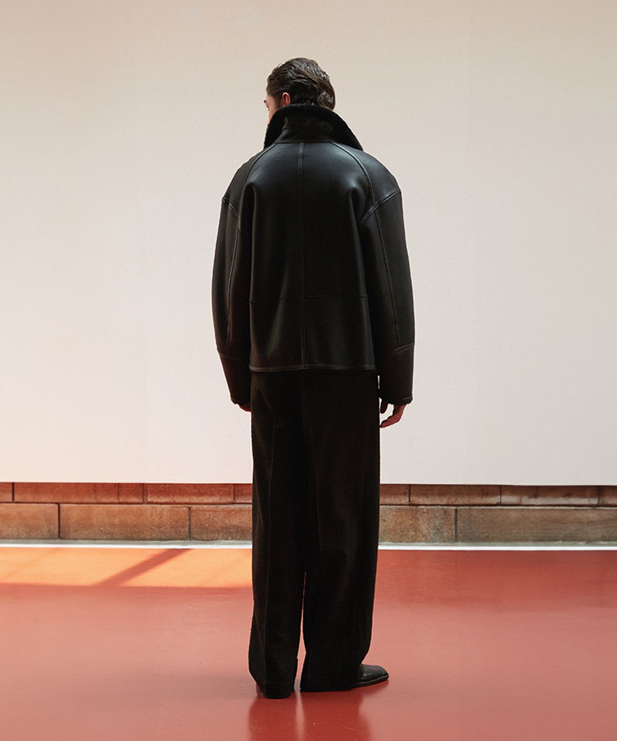 베르데마르(VERDEMAR) Shearling Buckle Jacket_Black