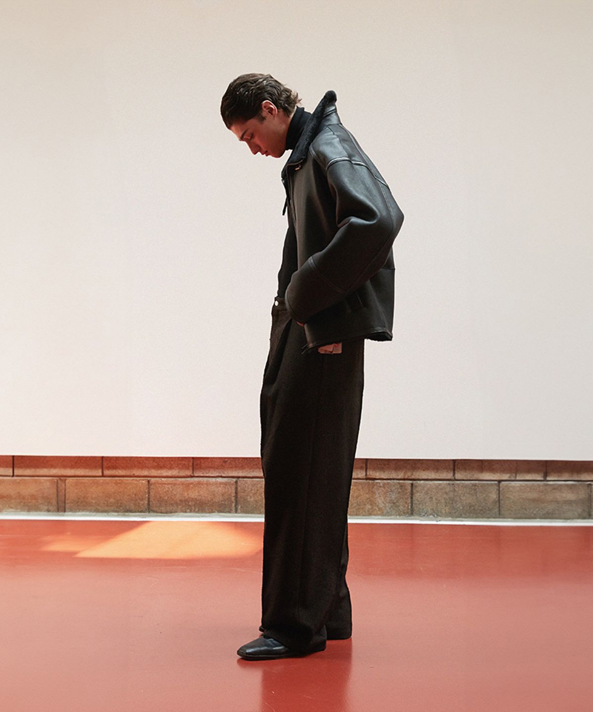 베르데마르(VERDEMAR) Shearling Buckle Jacket_Black