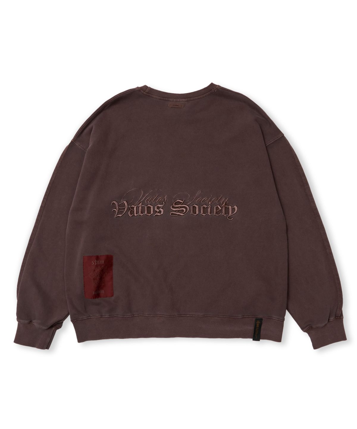 스티그마(STIGMA) PIGMENT ML CREWNECK BROWN