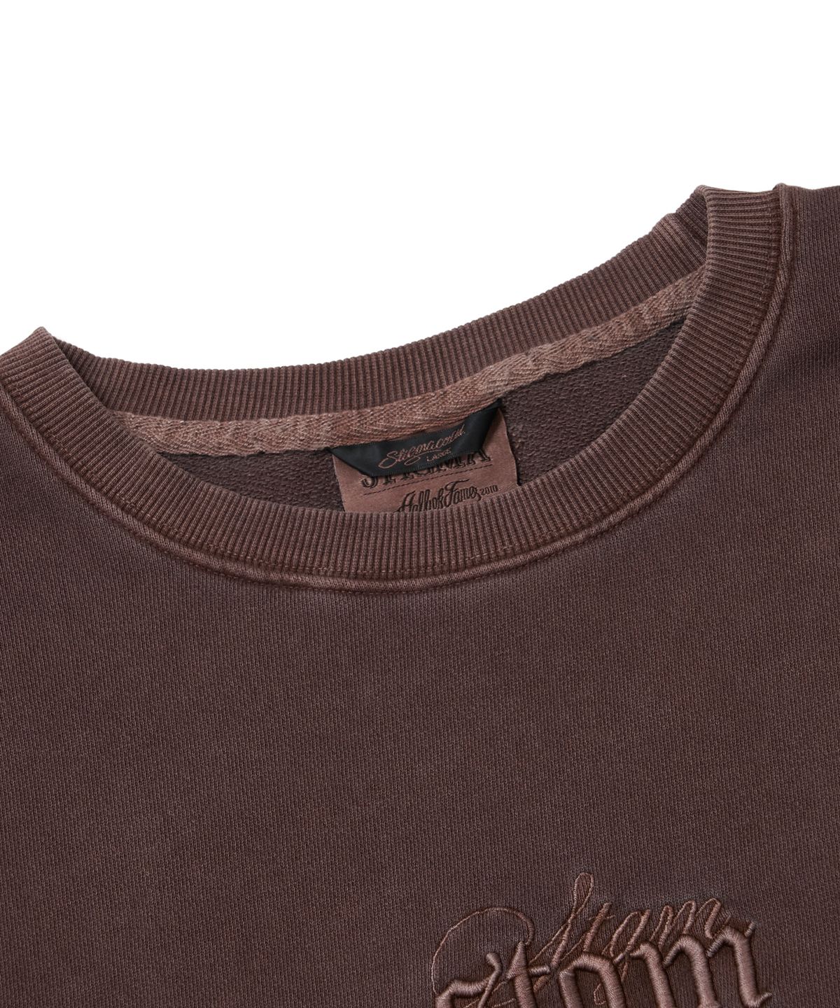스티그마(STIGMA) PIGMENT ML CREWNECK BROWN