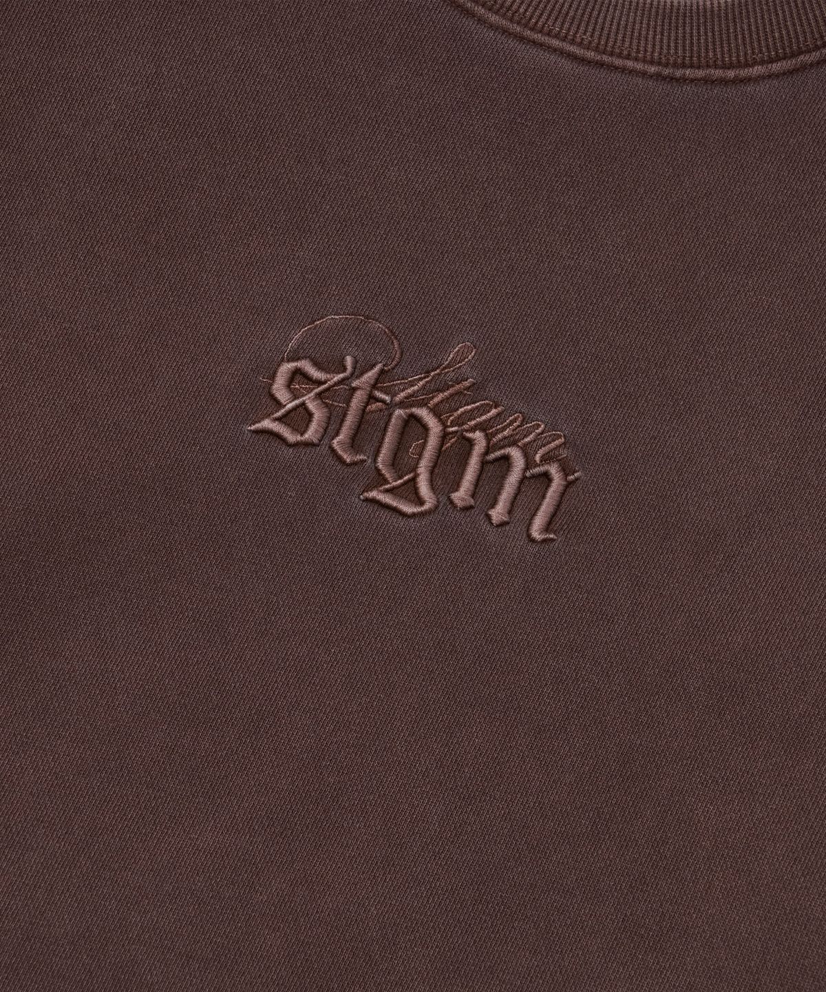 스티그마(STIGMA) PIGMENT ML CREWNECK BROWN