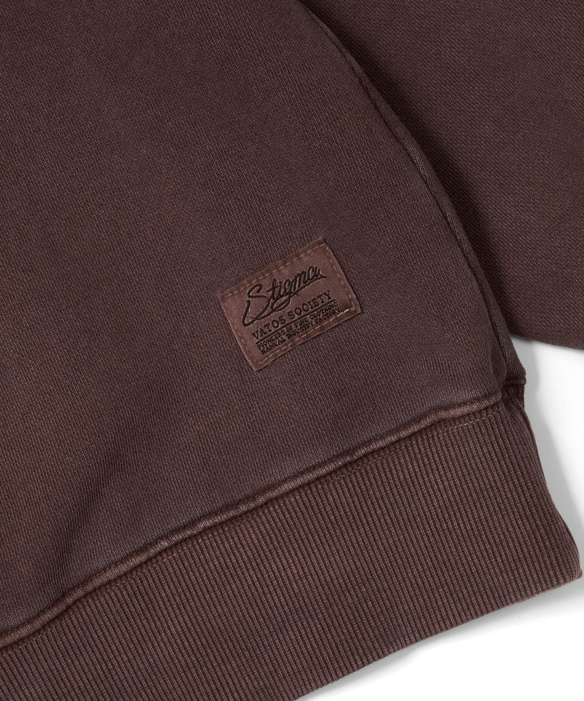 스티그마(STIGMA) PIGMENT ML CREWNECK BROWN