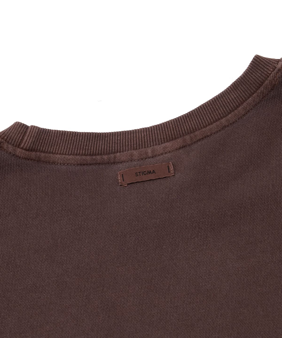 스티그마(STIGMA) PIGMENT ML CREWNECK BROWN