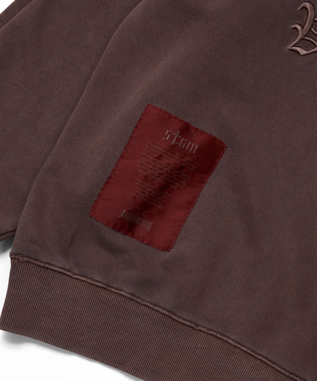 스티그마(STIGMA) PIGMENT ML CREWNECK BROWN