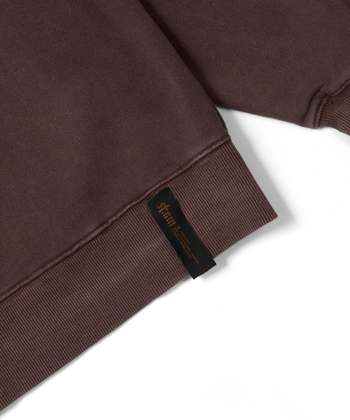 스티그마(STIGMA) PIGMENT ML CREWNECK BROWN
