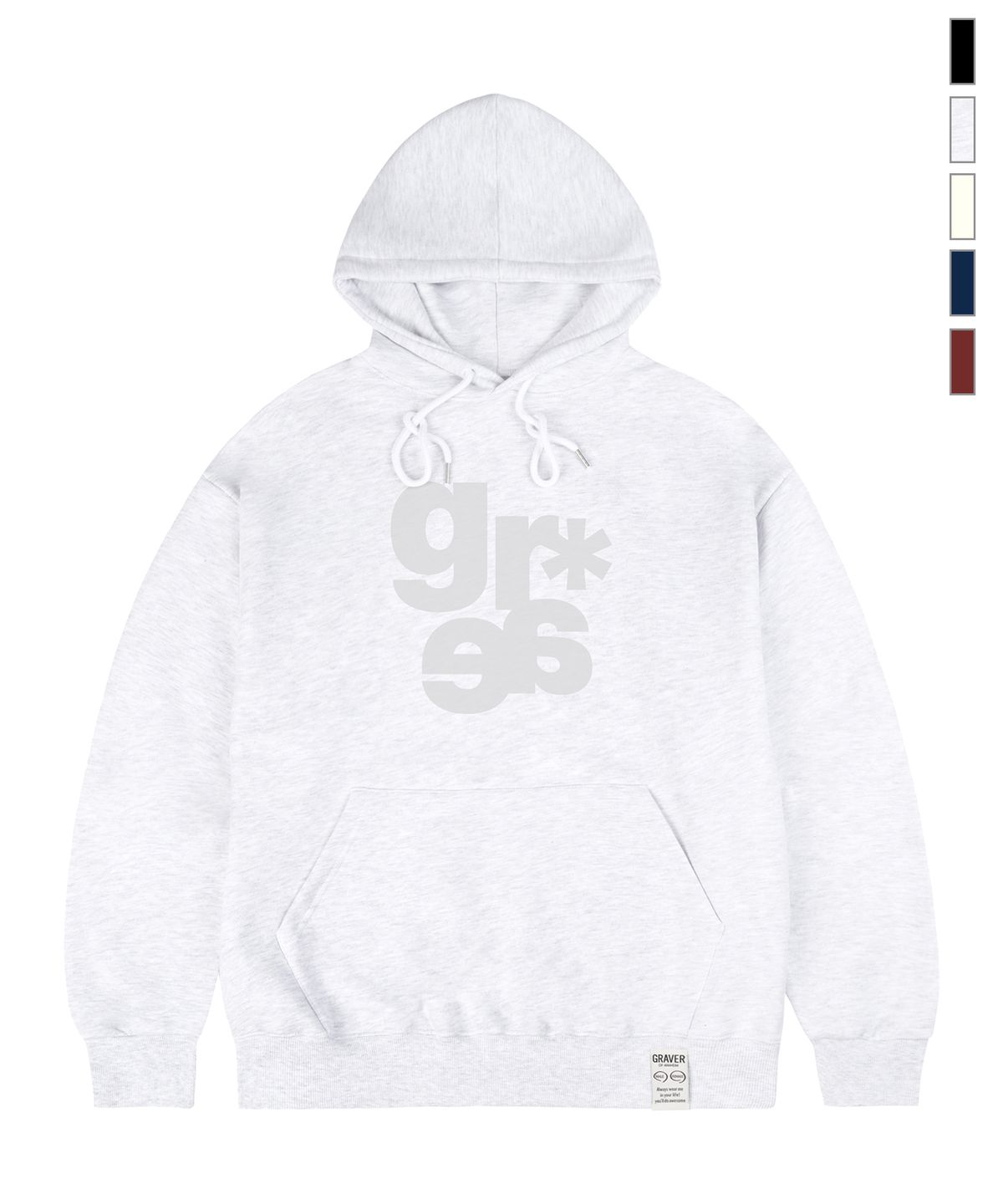 그레이버(GRAVER) [UNISEX]GRAE-S 후드티_5color