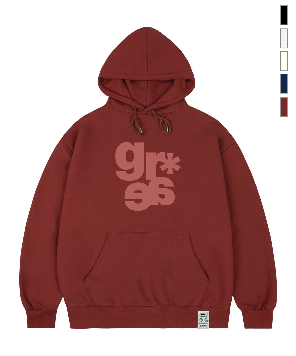 그레이버(GRAVER) [UNISEX]GRAE-S 후드티_5color