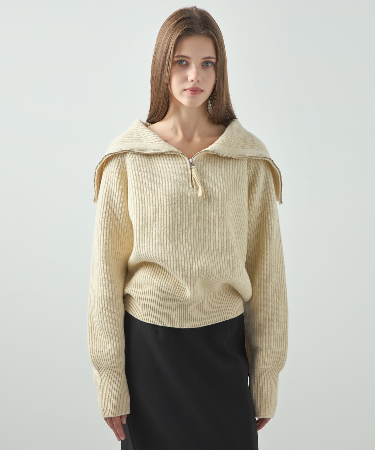 누토프(NUTOFFE) Wool Day Knit_Butter