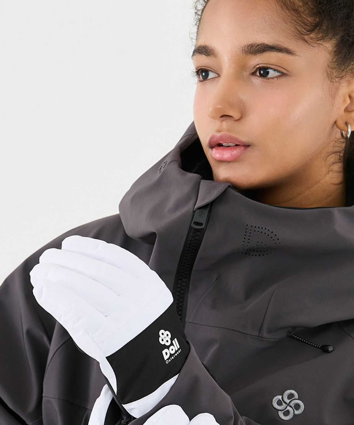 돌아우터웨어(DOLL OUTERWEAR) 2526 스마트 터치 장갑 2종 BLACK/WHITE 남녀공용