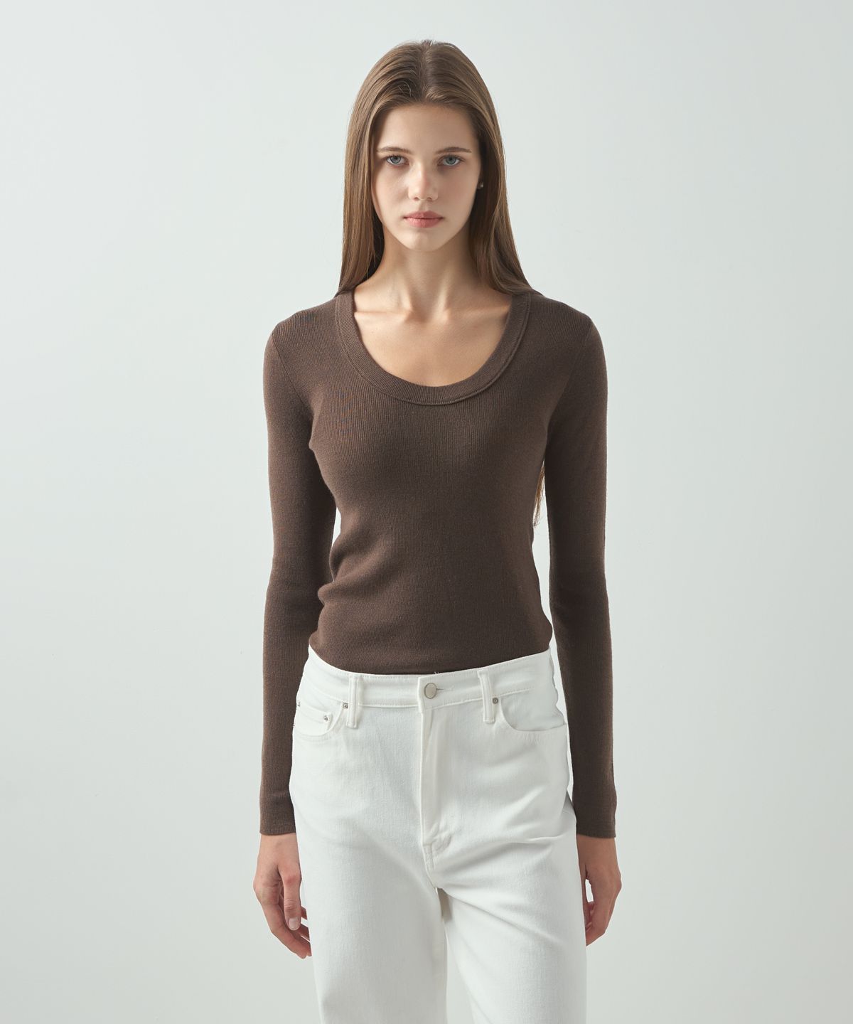 누토프(NUTOFFE) Basic Knit_Brown