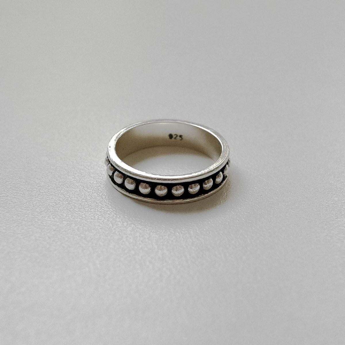 레트로핑거(RETROFINGER) silver925 Black Dome #SR91