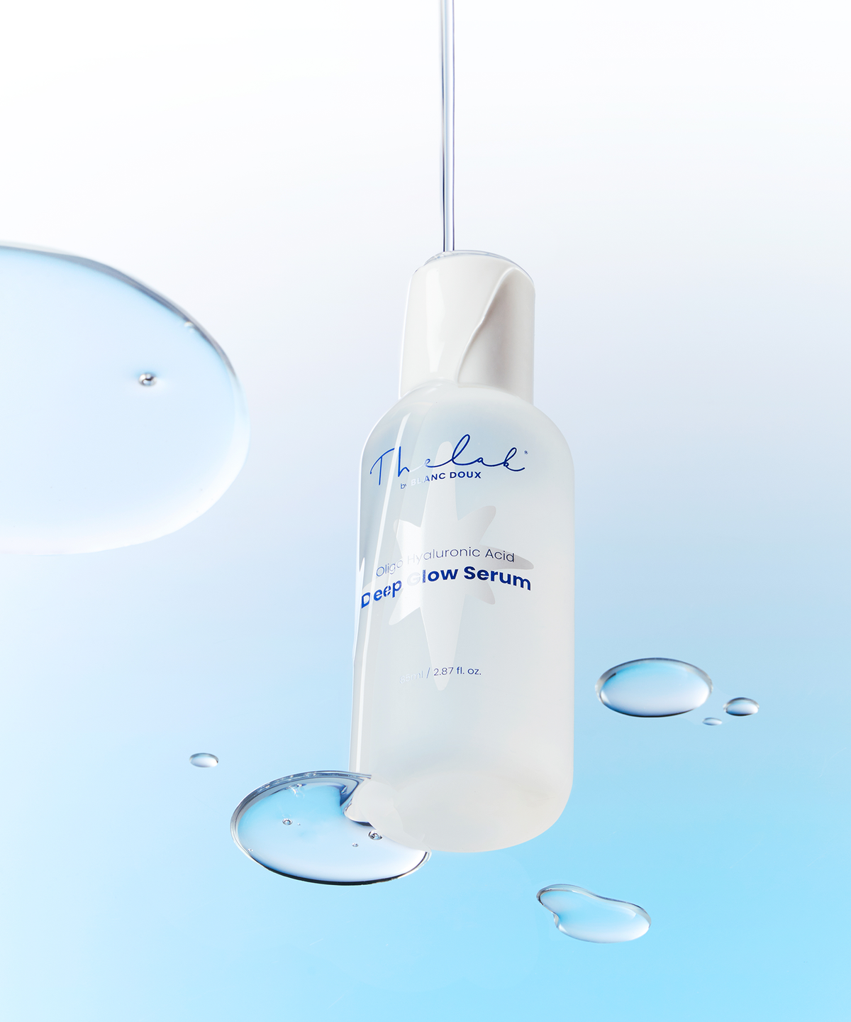 더랩바이블랑두(THE LAB by blanc doux) [화잘먹 SET] 저분자 히알루론산 딥 글로우 세럼 85ml + 카밍크림 50ml (카밍크림 10ml 2ea 증정)