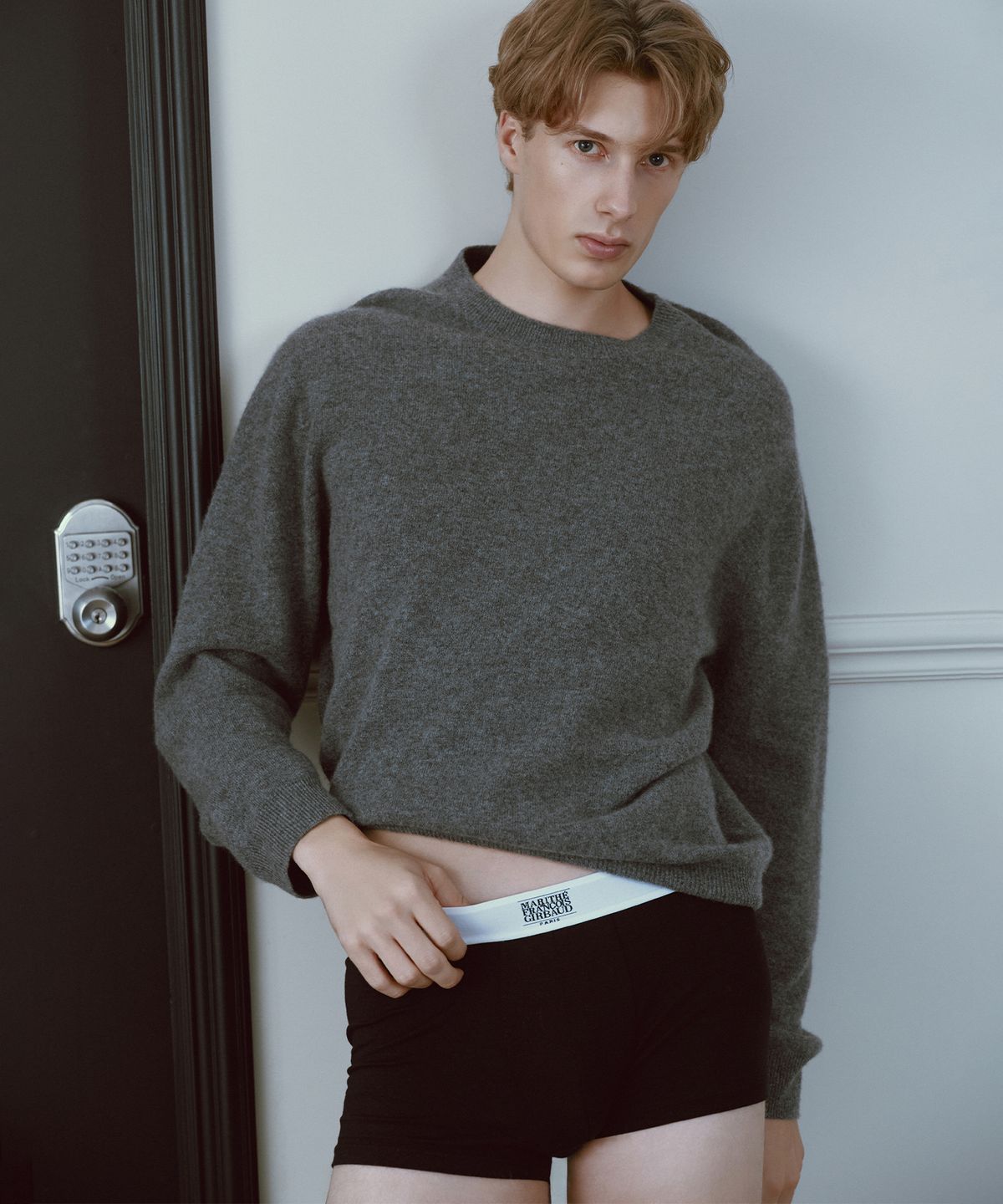 마리떼 프랑소와 저버(MARITHÉ + FRANҪOIS GIRBAUD) UNDERWEAR M LOGO EBAND DRAWERS black