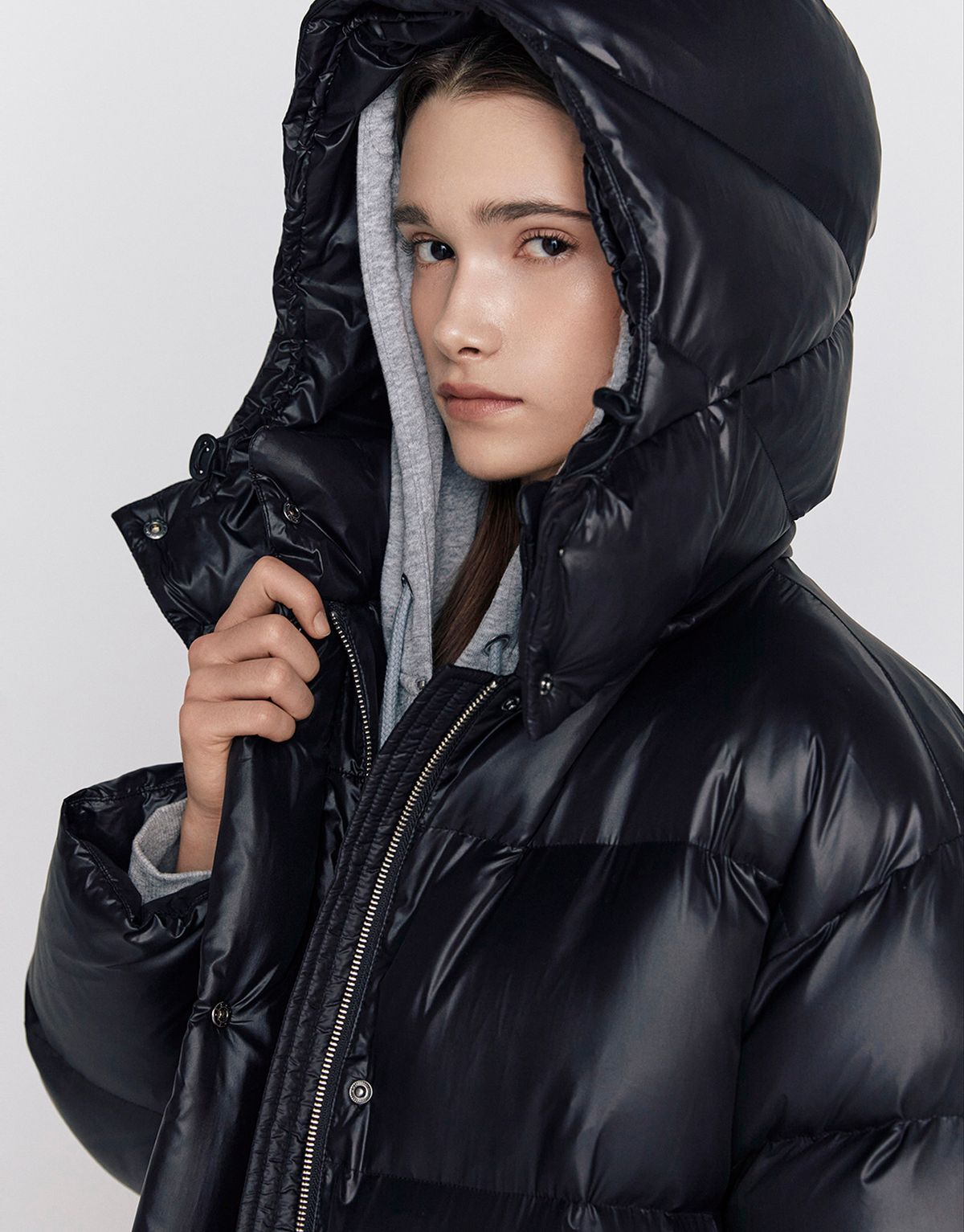 지오다노(GIORDANO) 롱패딩 푸퍼 375923 [black]