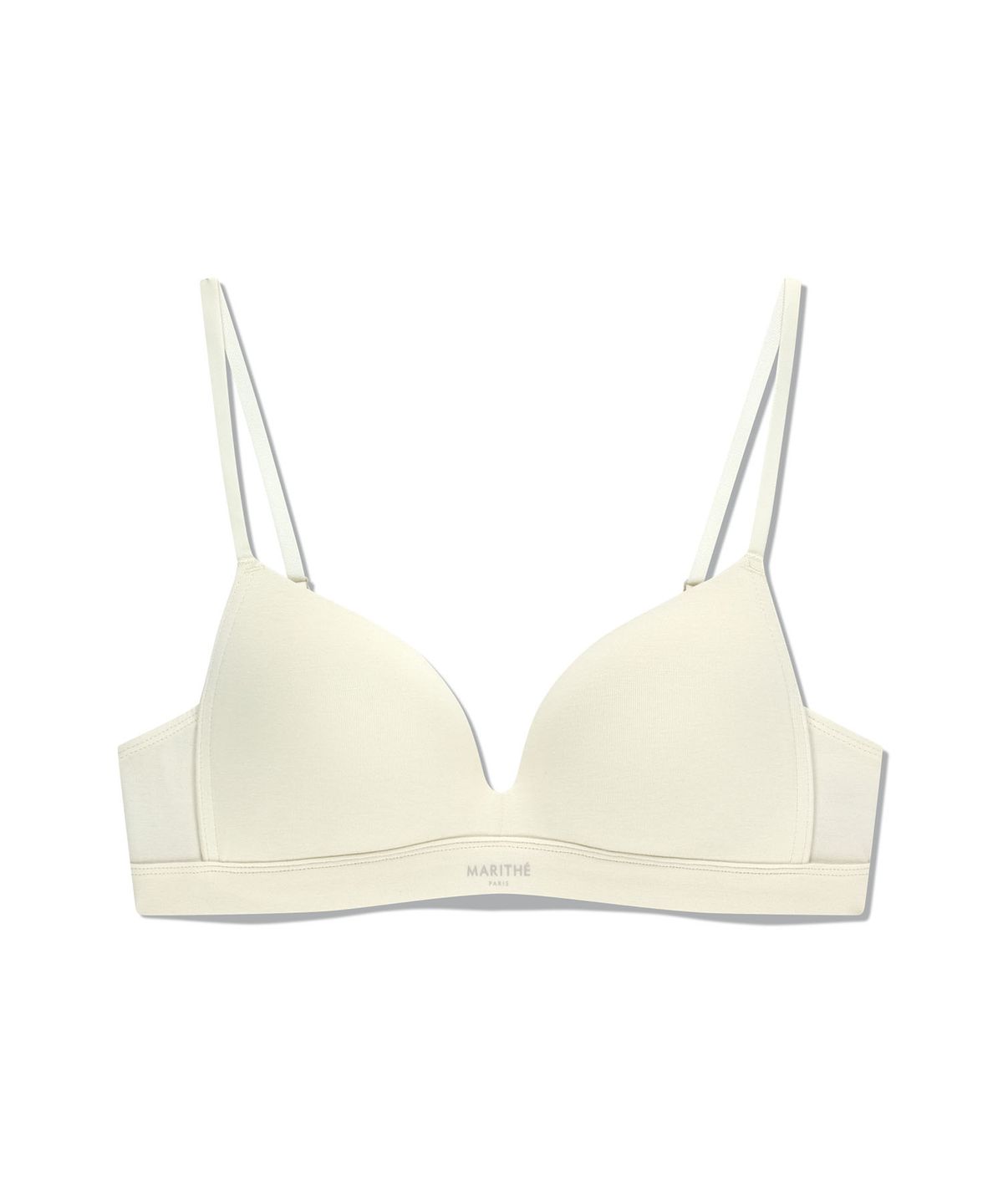 마리떼 프랑소와 저버(MARITHÉ + FRANҪOIS GIRBAUD) UNDERWEAR W BASIC LOGO BRA ivory