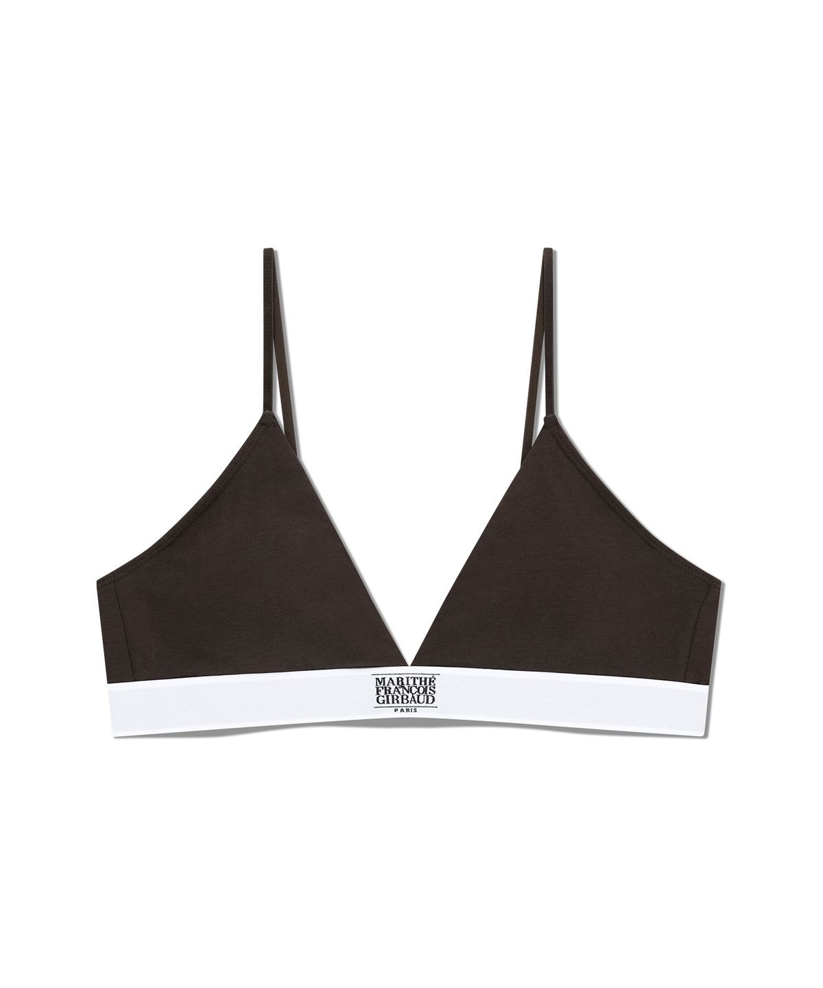 마리떼 프랑소와 저버(MARITHÉ + FRANҪOIS GIRBAUD) UNDERWEAR W CLASSIC LOGO EBAND BRA dark brown