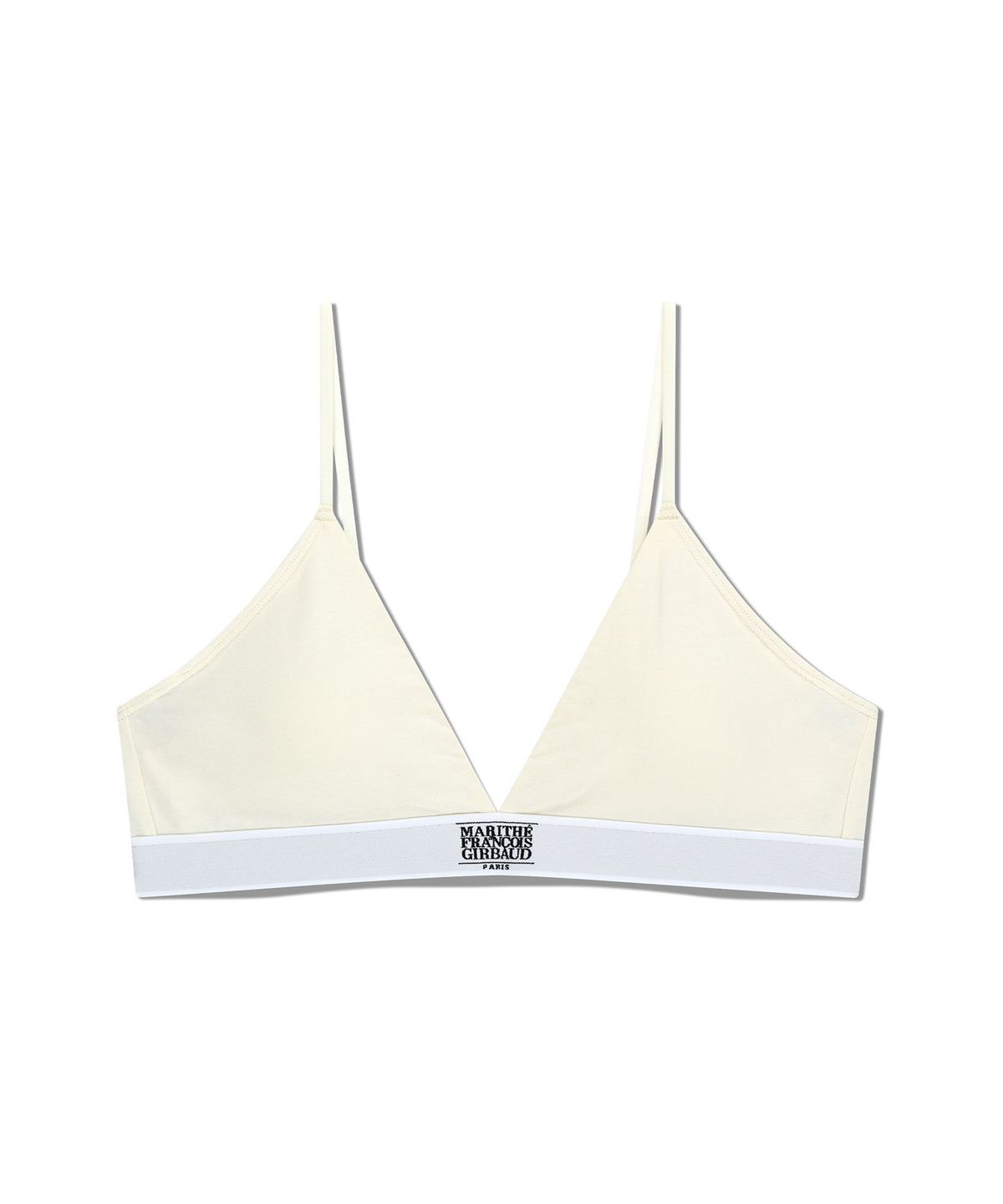 마리떼 프랑소와 저버(MARITHÉ + FRANҪOIS GIRBAUD) UNDERWEAR W CLASSIC LOGO EBAND BRA ivory