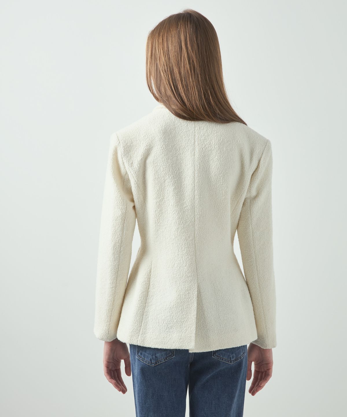 누토프(NUTOFFE) Poin Tweed Jacket_Ivory