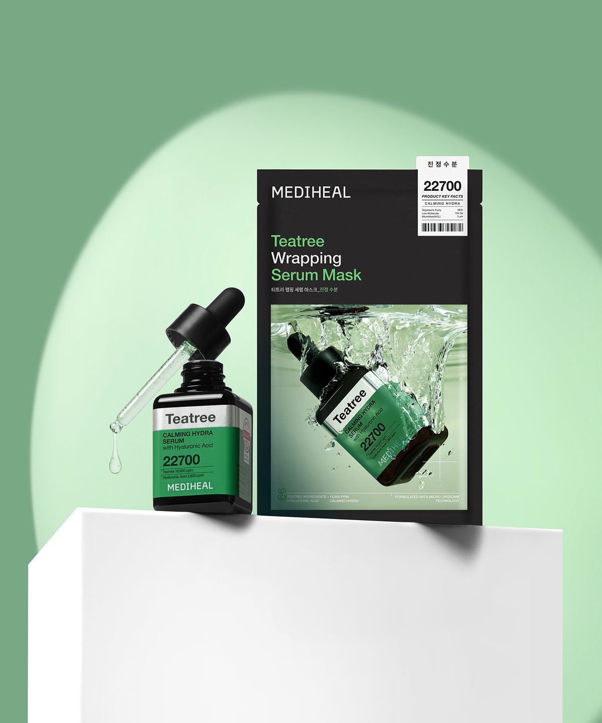 메디힐(MEDIHEAL) 랩핑 세럼 마스크 10매 6종 택 1 (티트리/마데카소사이드/히알루론산/피디알엔/콜라겐/비타민)