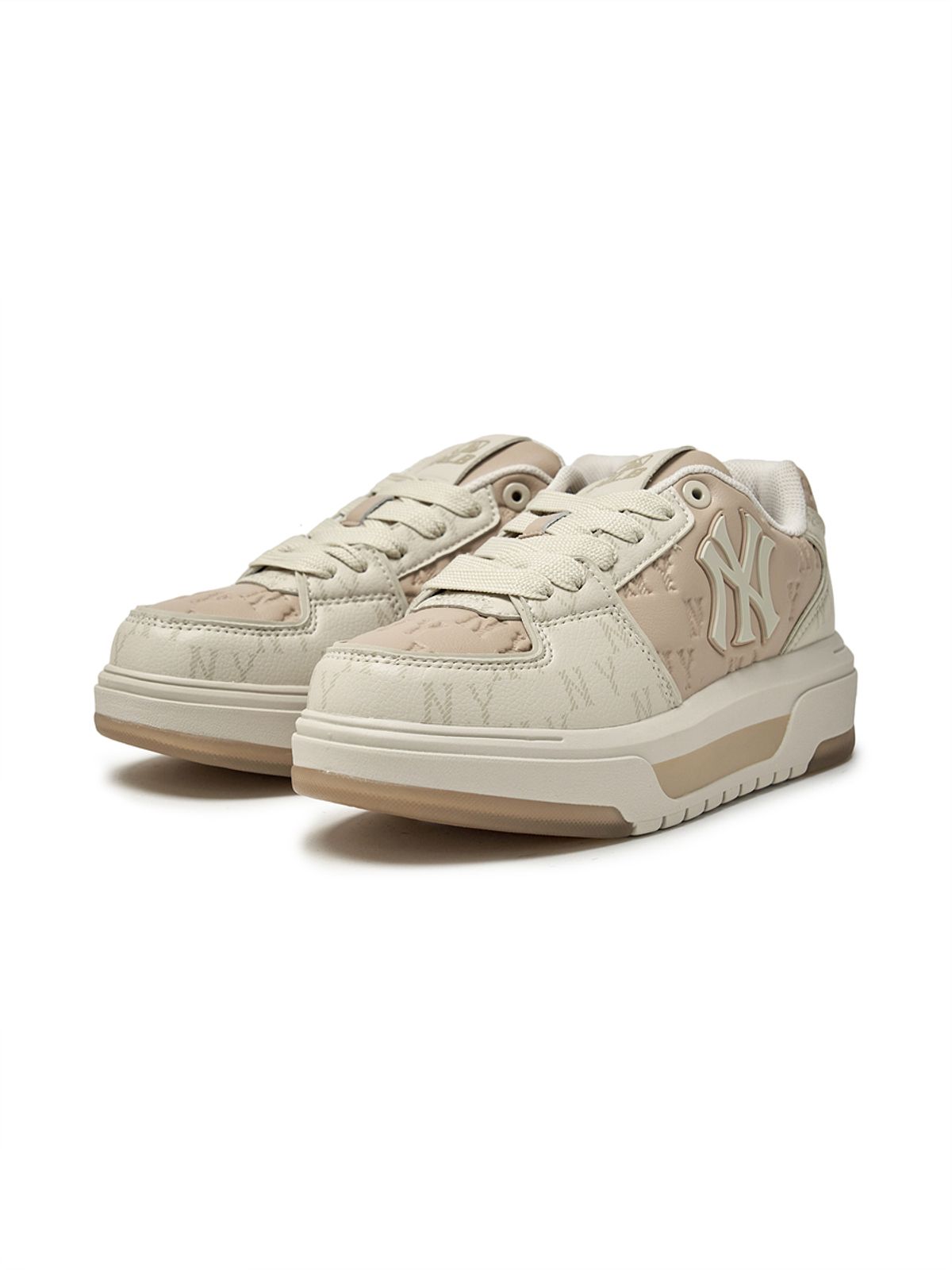 엠엘비(MLB) 청키라이너 엠보 모노그램 NY (Beige)
