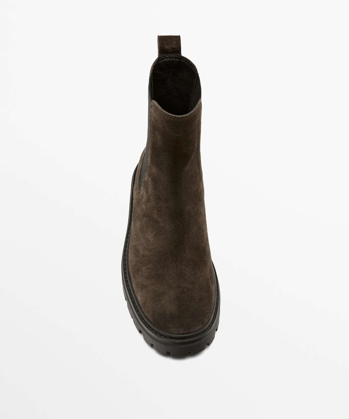 마시모두띠(MASSIMO DUTTI) 플랫 첼시 부츠 트랙솔