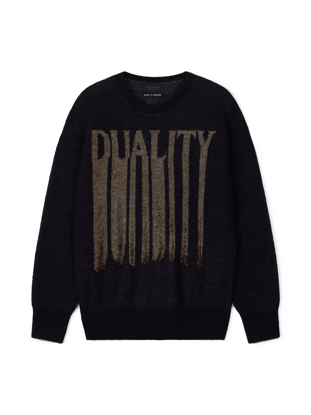 뉴이 뉴욕(NUYH NEWYORK) [PRET A PORTER] DUALITY MOHAIR KNIT (BLACK)