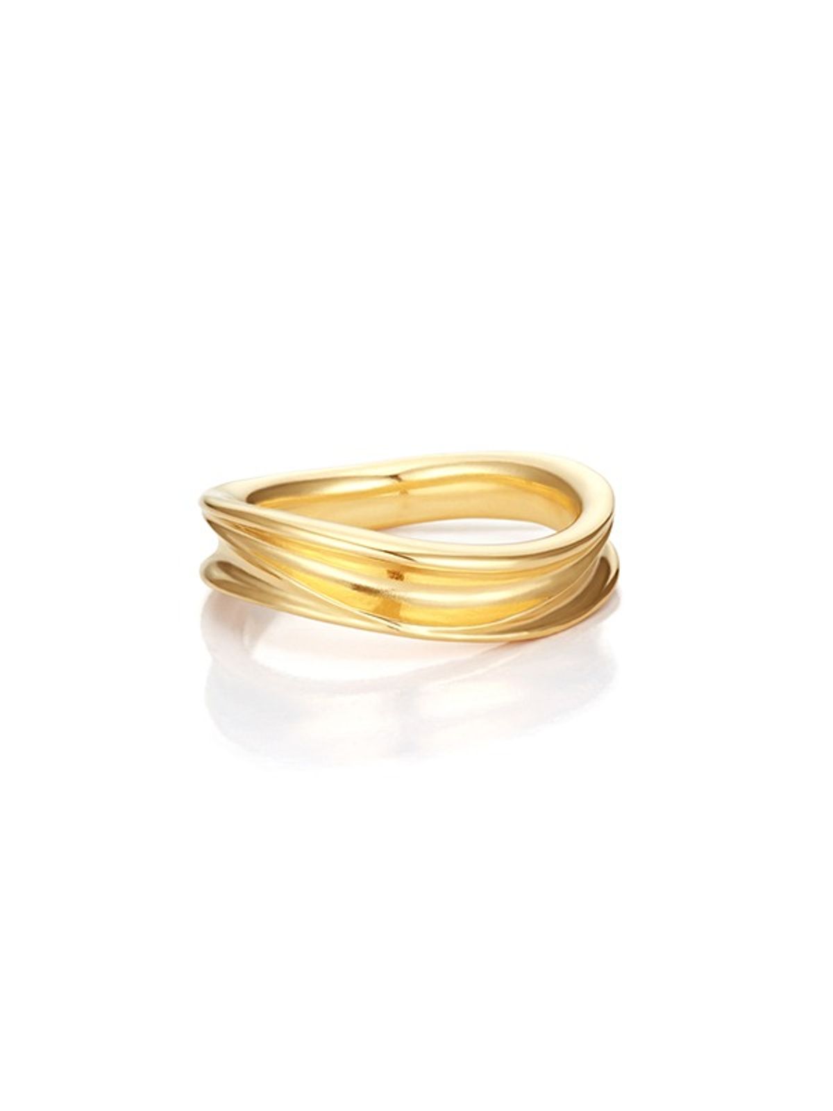 플릿(FLIT) SAND DUNE TWIST RING - GOLD