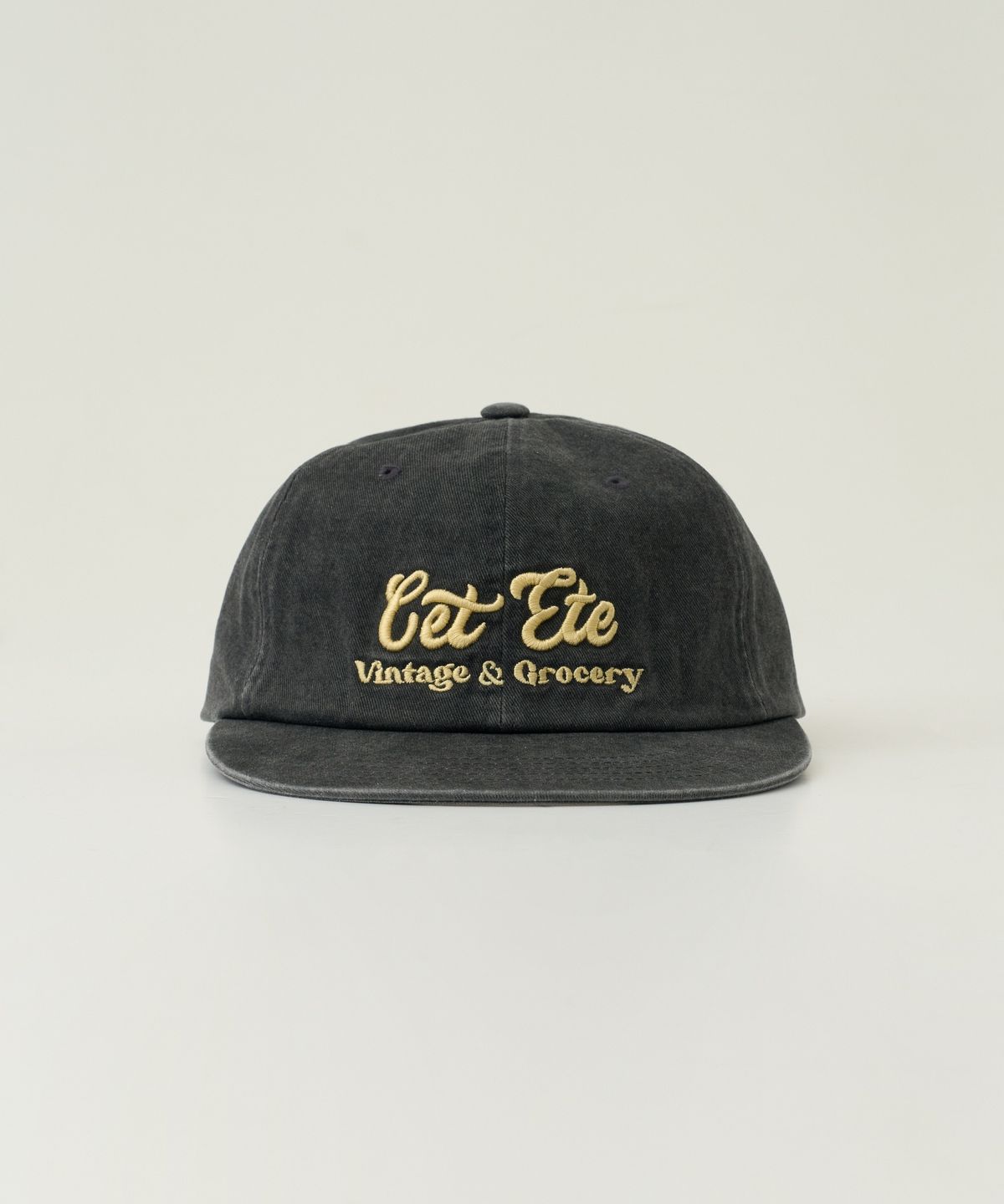 쎄떼떼(cet ete) 빈티지 90s 볼륨 OG 로고 Cap_차콜