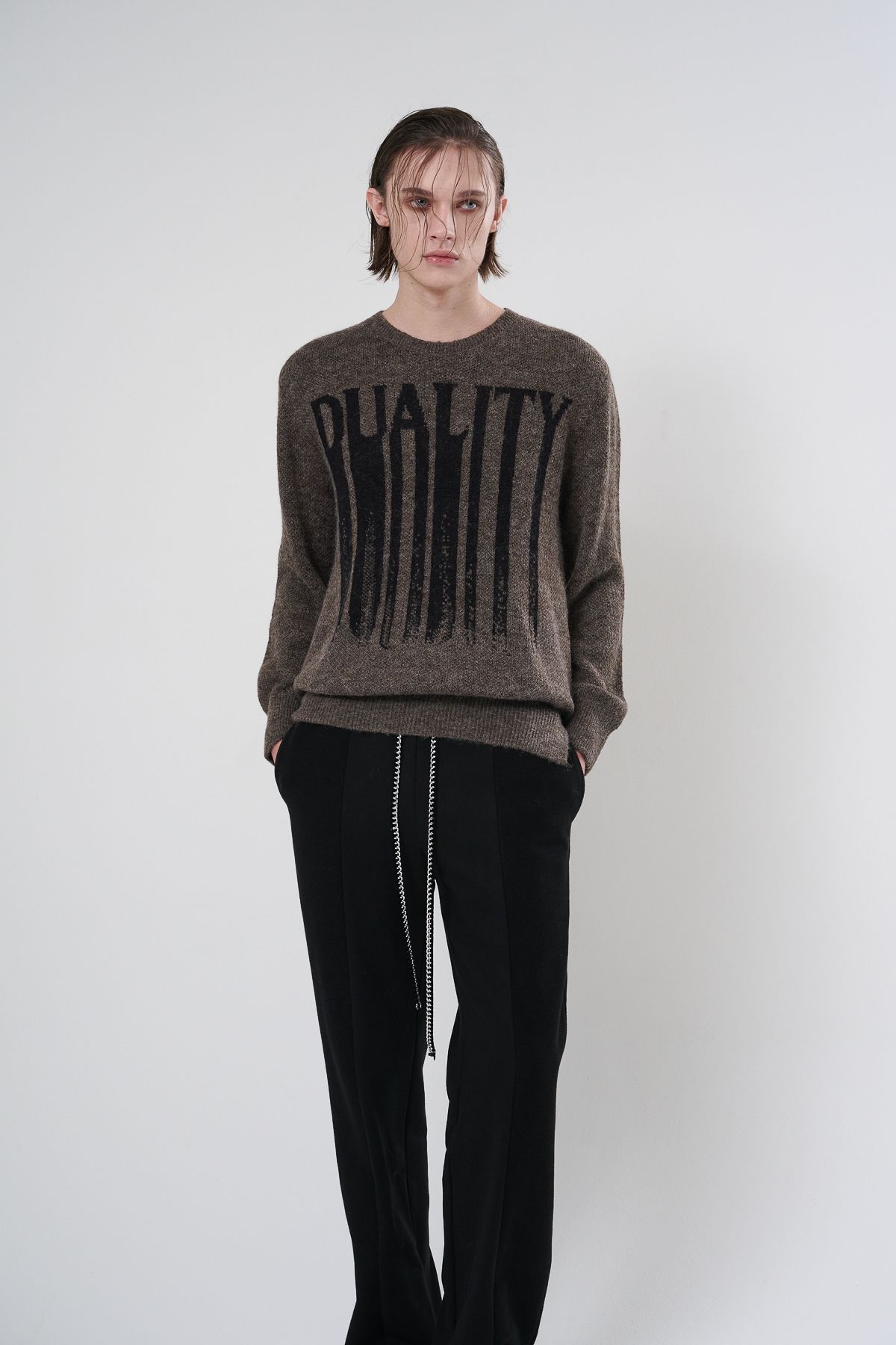 뉴이 뉴욕(NUYH NEWYORK) [PRET A PORTER] DUALITY MOHAIR KNIT (EARTH)