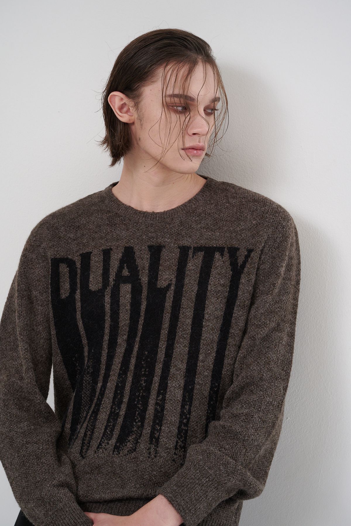 뉴이 뉴욕(NUYH NEWYORK) [PRET A PORTER] DUALITY MOHAIR KNIT (EARTH)
