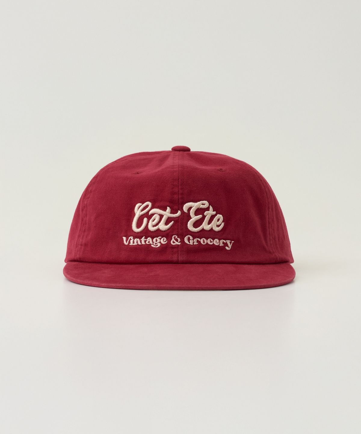 쎄떼떼(cet ete) 빈티지 90s 볼륨 OG 로고 Cap_체리