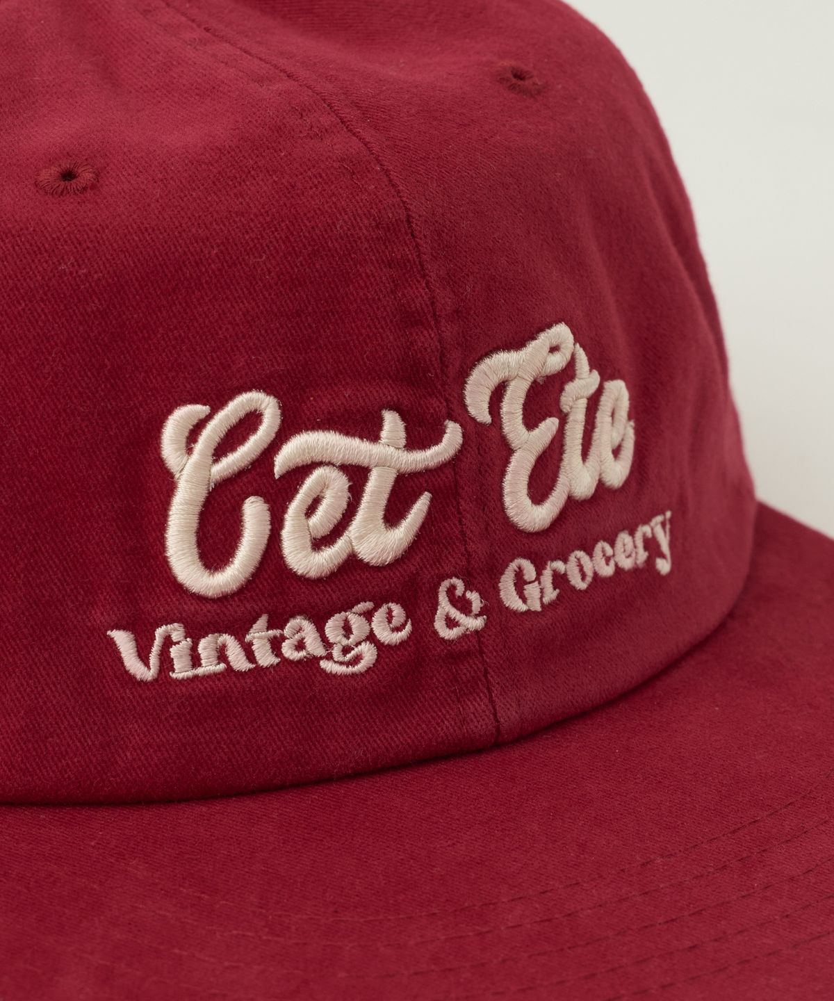 쎄떼떼(cet ete) 빈티지 90s 볼륨 OG 로고 Cap_체리