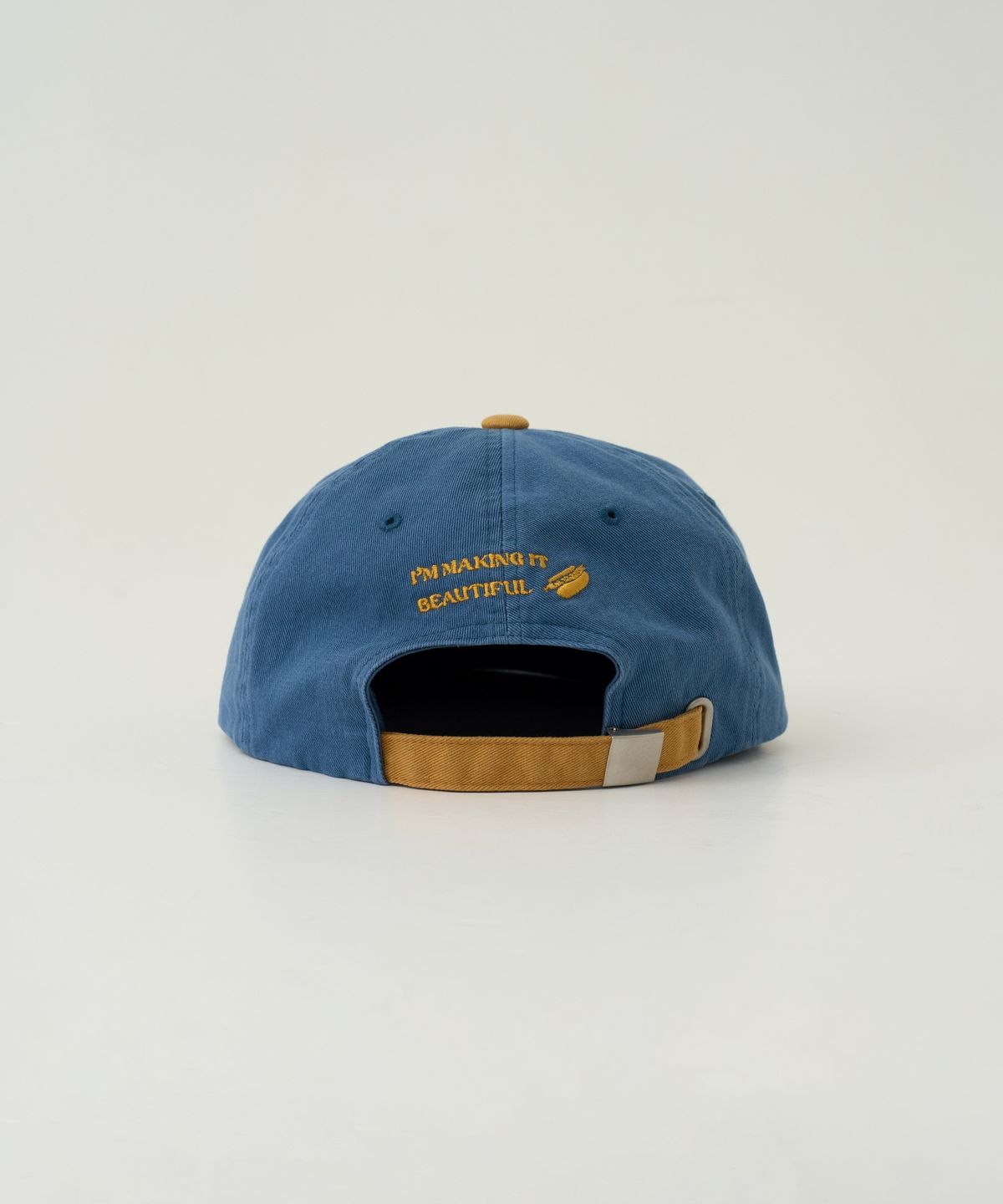 쎄떼떼(cet ete) 빈티지 유니버시티 아플리케 로고 Cap_데님블루