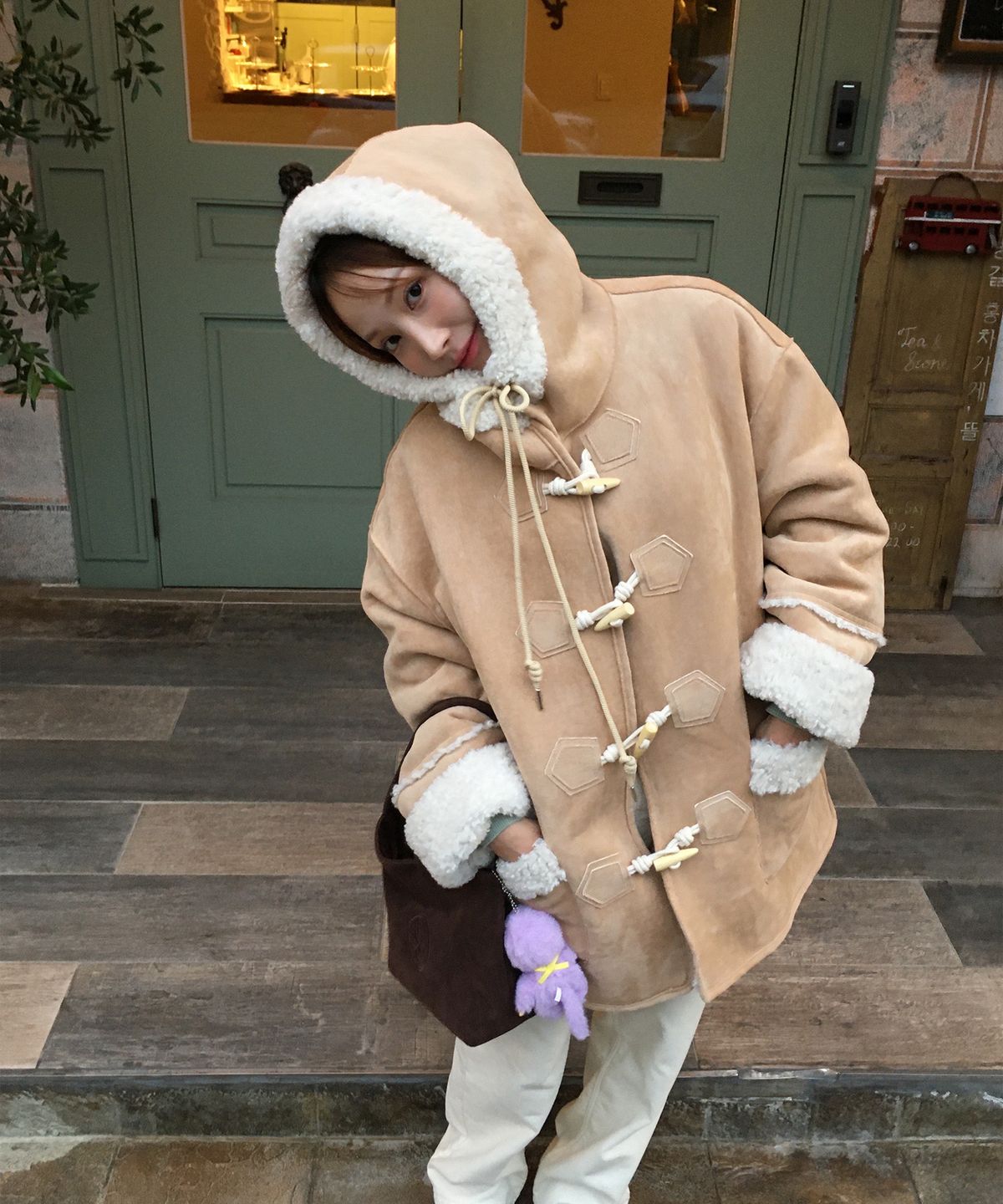 아노에틱(ANOETIC) ANC HOODIE MUSTANG_BEIGE