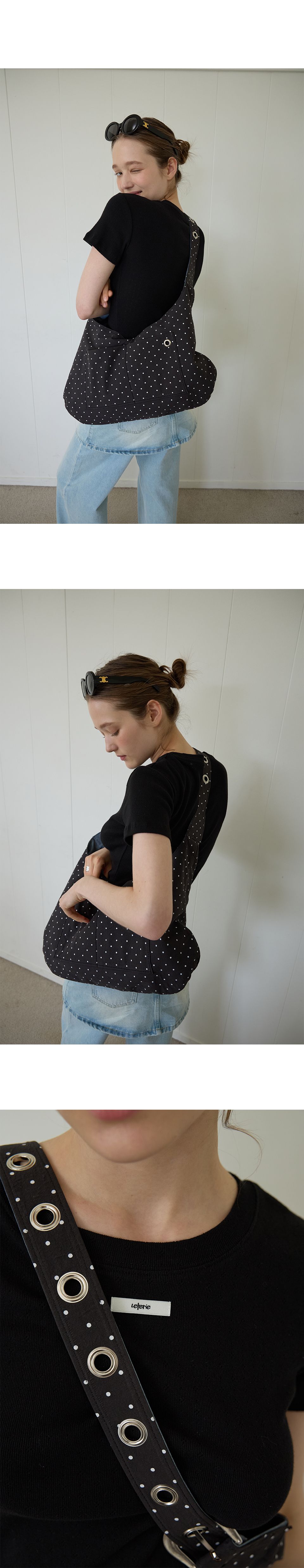 MUSINSA | LETERIE BUCKLE REVERSIBLE SHOULDER BAG_BROWN