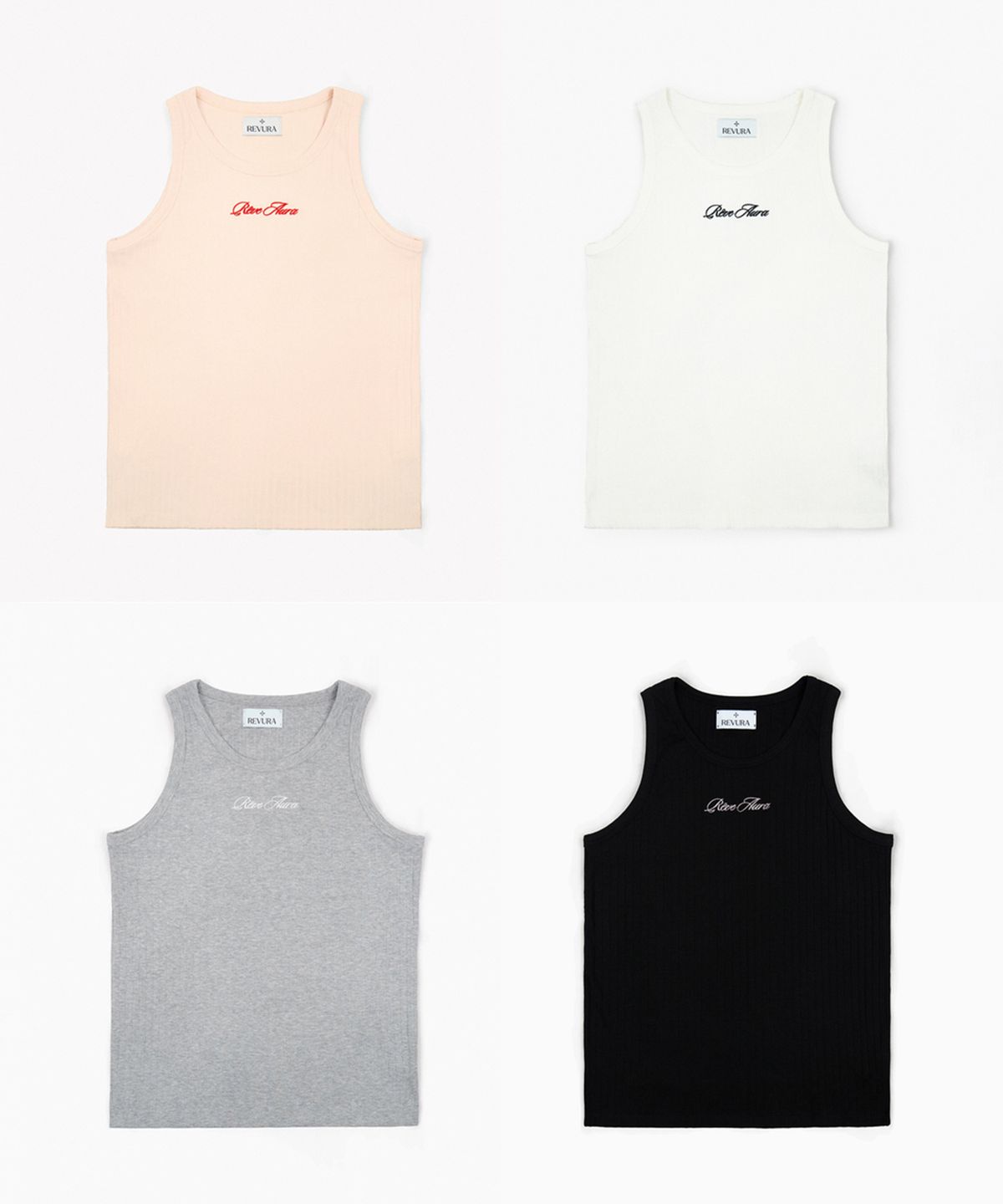 레뷰라(REVURA) ICONE COTTON MODAL RIBBED SLEEVELESS