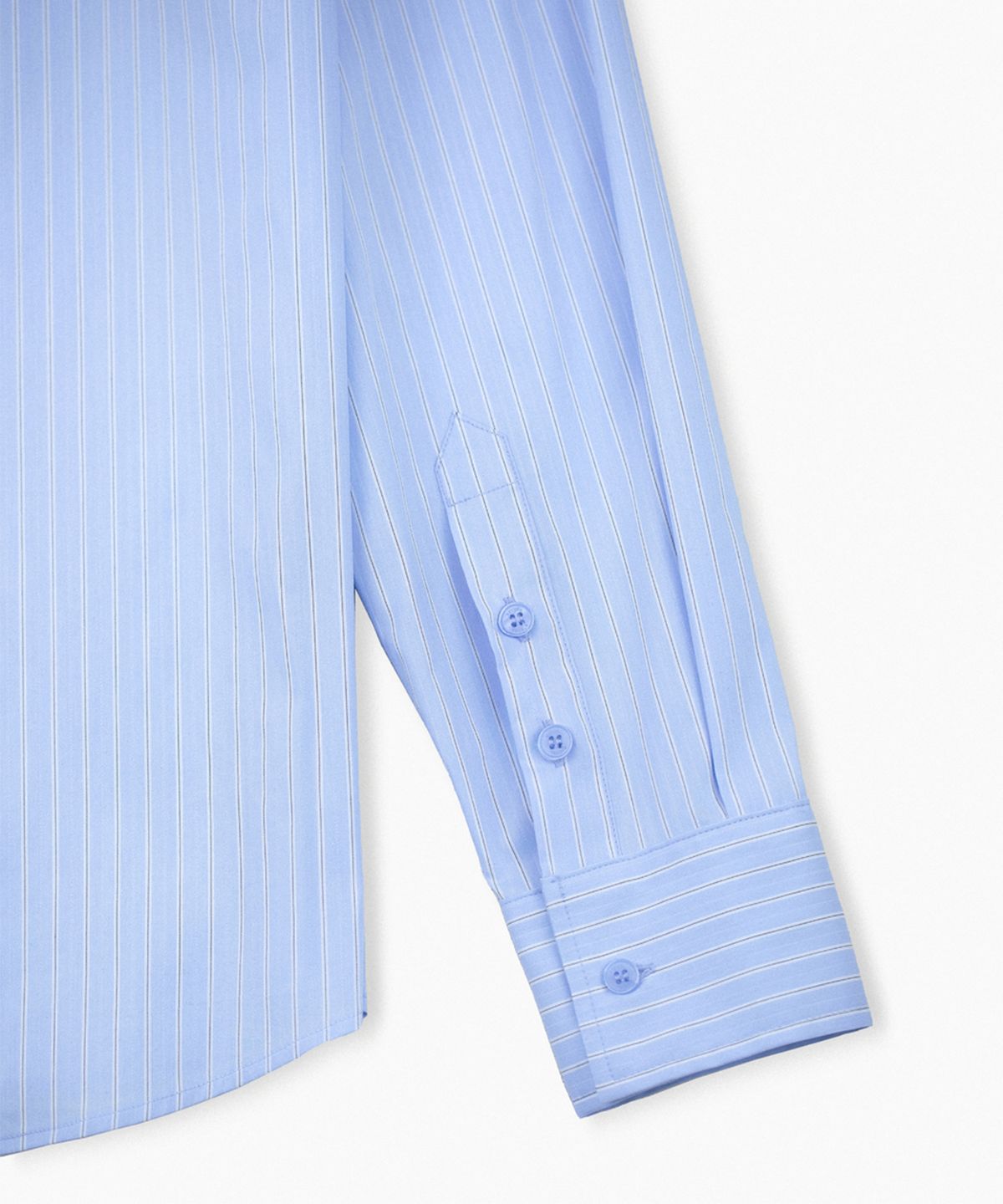 레뷰라(REVURA) BRILLER PIN STRIPE SHIRTS - SKYBLUE