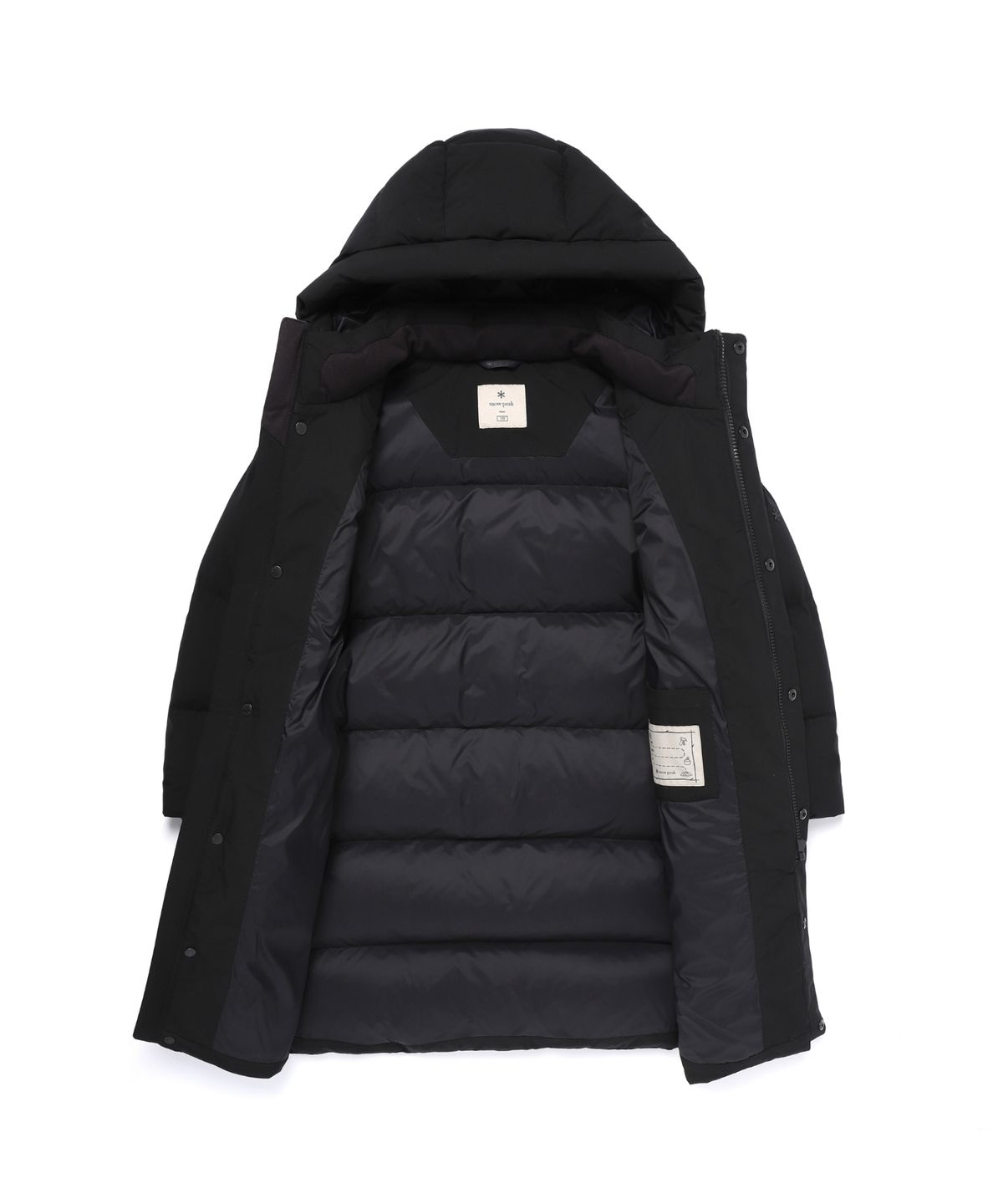 스노우피크 어패럴 키즈(SNOWPEAK APPAREL KIDS) 키즈 티타닉 롱 다운 자켓 (S25WKFDJ86) Black