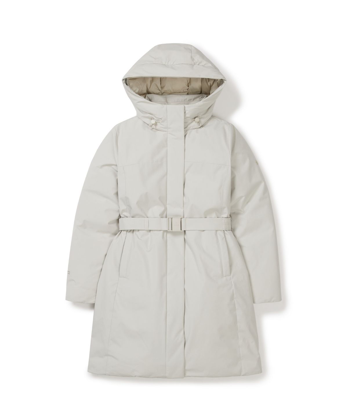 스노우피크 어패럴(SNOWPEAK APPAREL) 드라이피크 윈드스토퍼 여성 롱 헤비 다운 자켓 (S25WWPDJ05) Light Beige