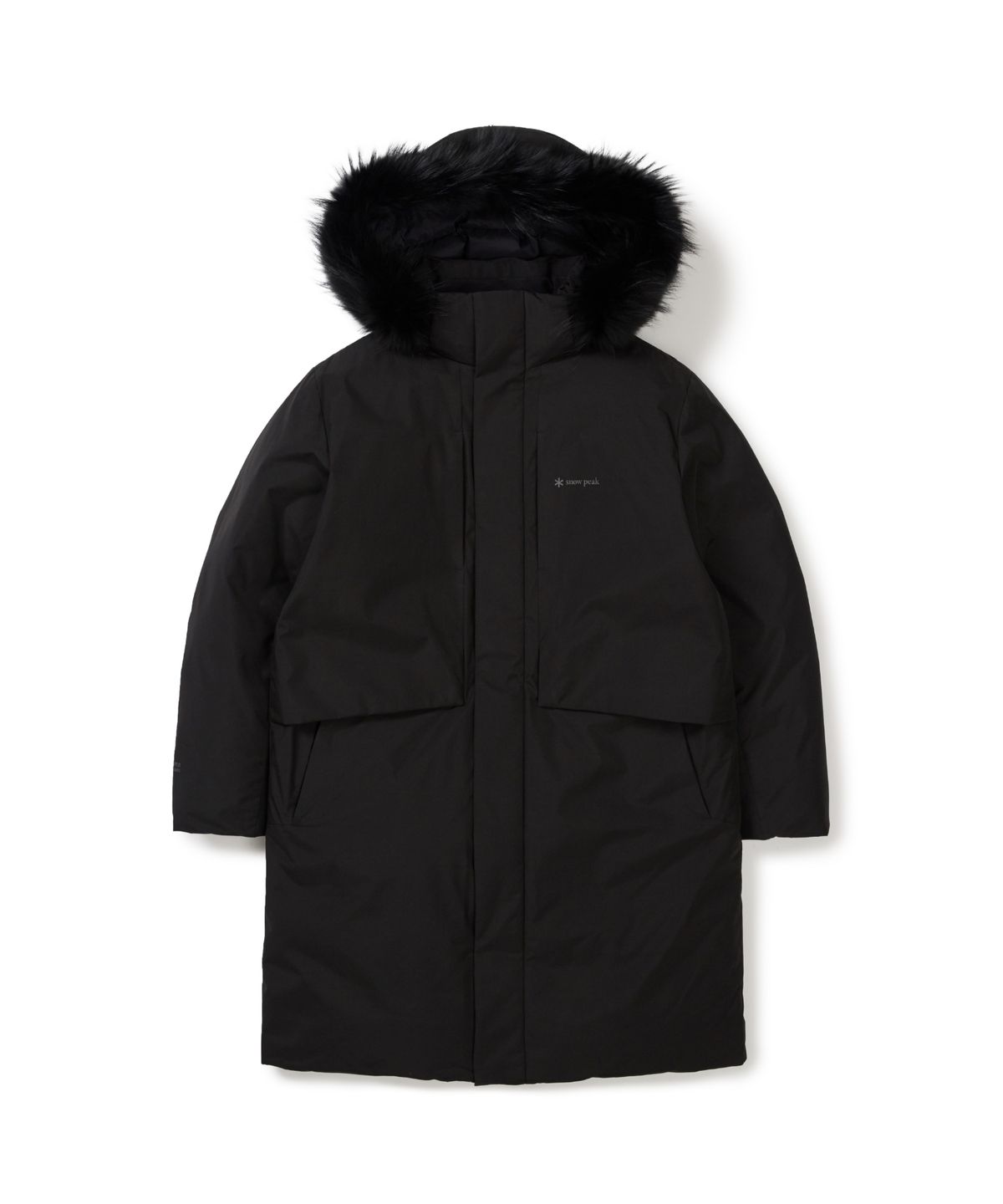 스노우피크 어패럴(SNOWPEAK APPAREL) 드라이피크 윈드스토퍼 롱 헤비 다운 자켓 (S25WMPDJ06) Black