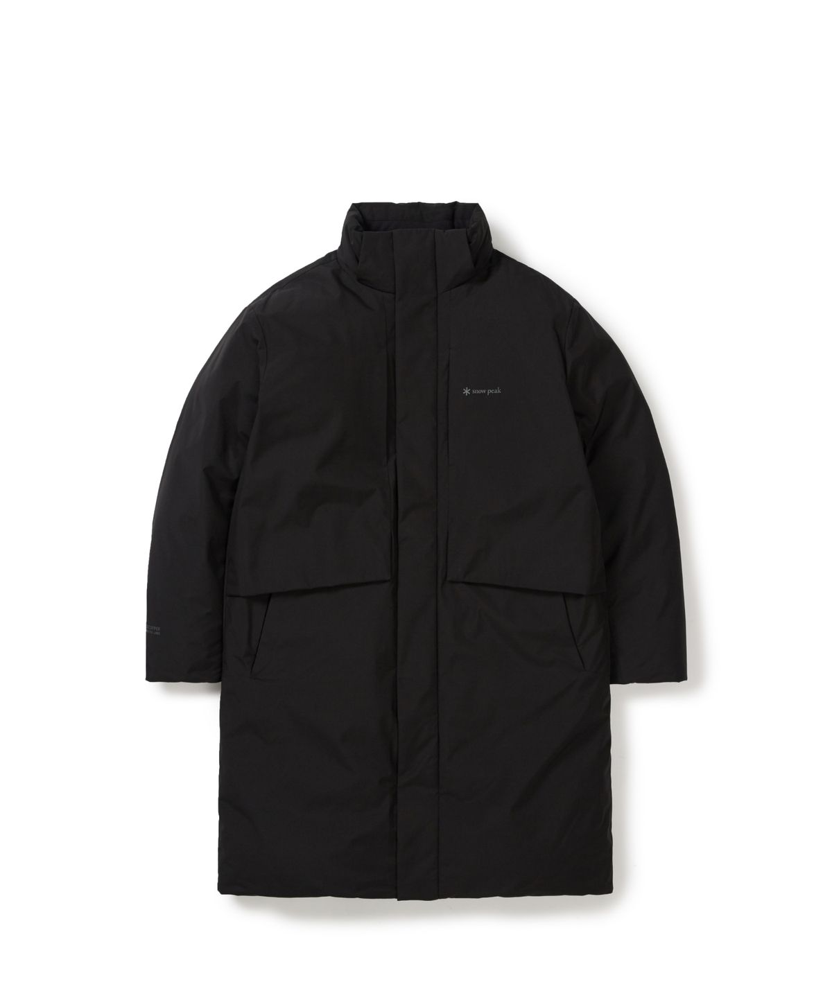 스노우피크 어패럴(SNOWPEAK APPAREL) 드라이피크 윈드스토퍼 롱 헤비 다운 자켓 (S25WMPDJ06) Black