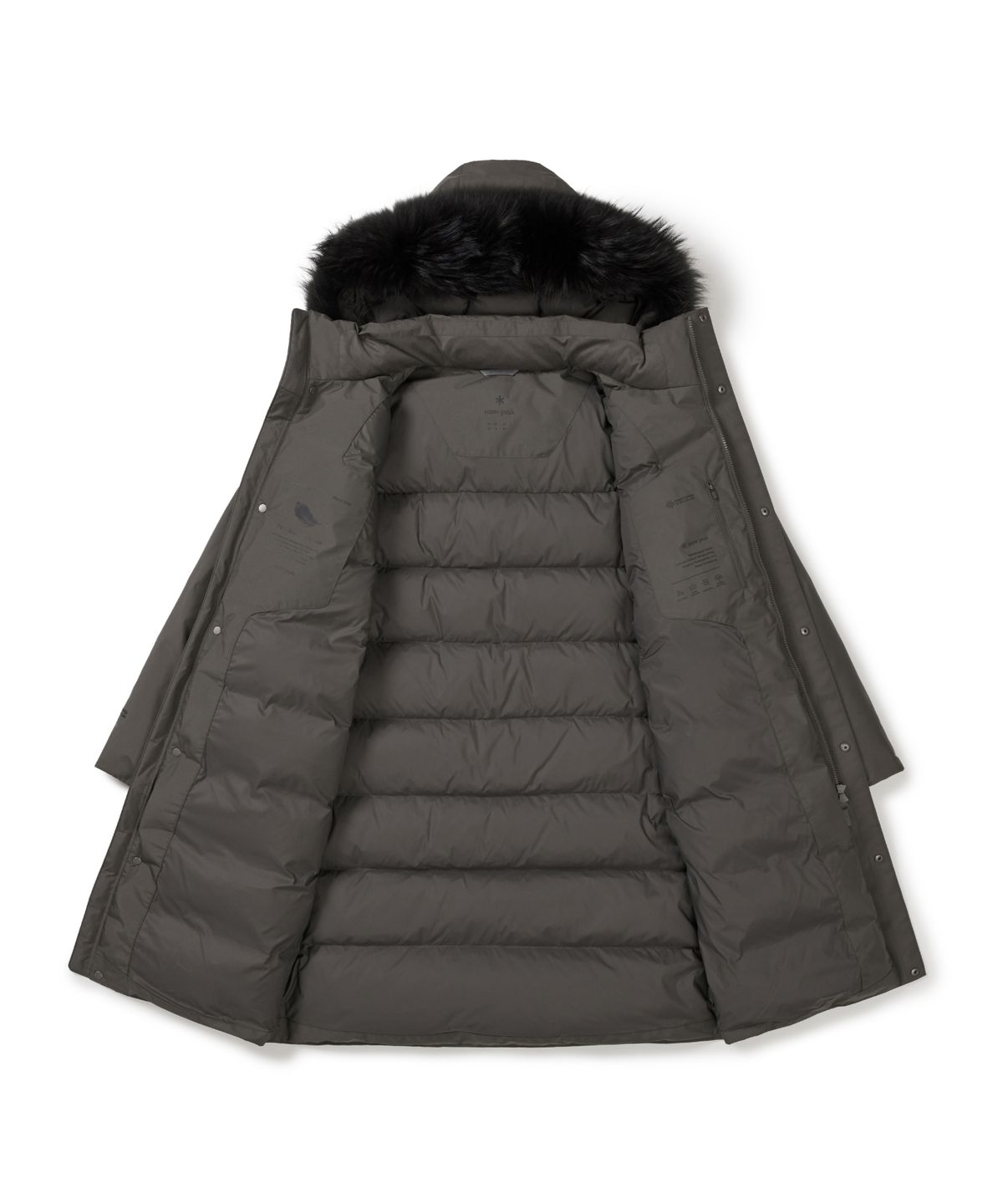 스노우피크 어패럴(SNOWPEAK APPAREL) 드라이피크 윈드스토퍼 롱 헤비 다운 자켓 (S25WMPDJ06) Dark Khaki