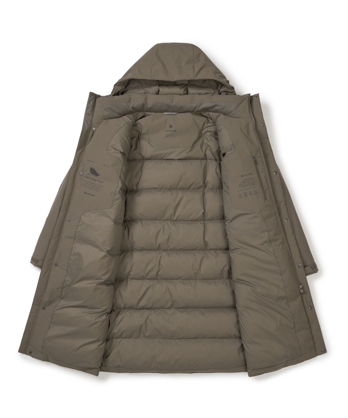 스노우피크 어패럴(SNOWPEAK APPAREL) 2L 티타닉 롱 다운 자켓 (S25WMTDJ36) Dark Khaki