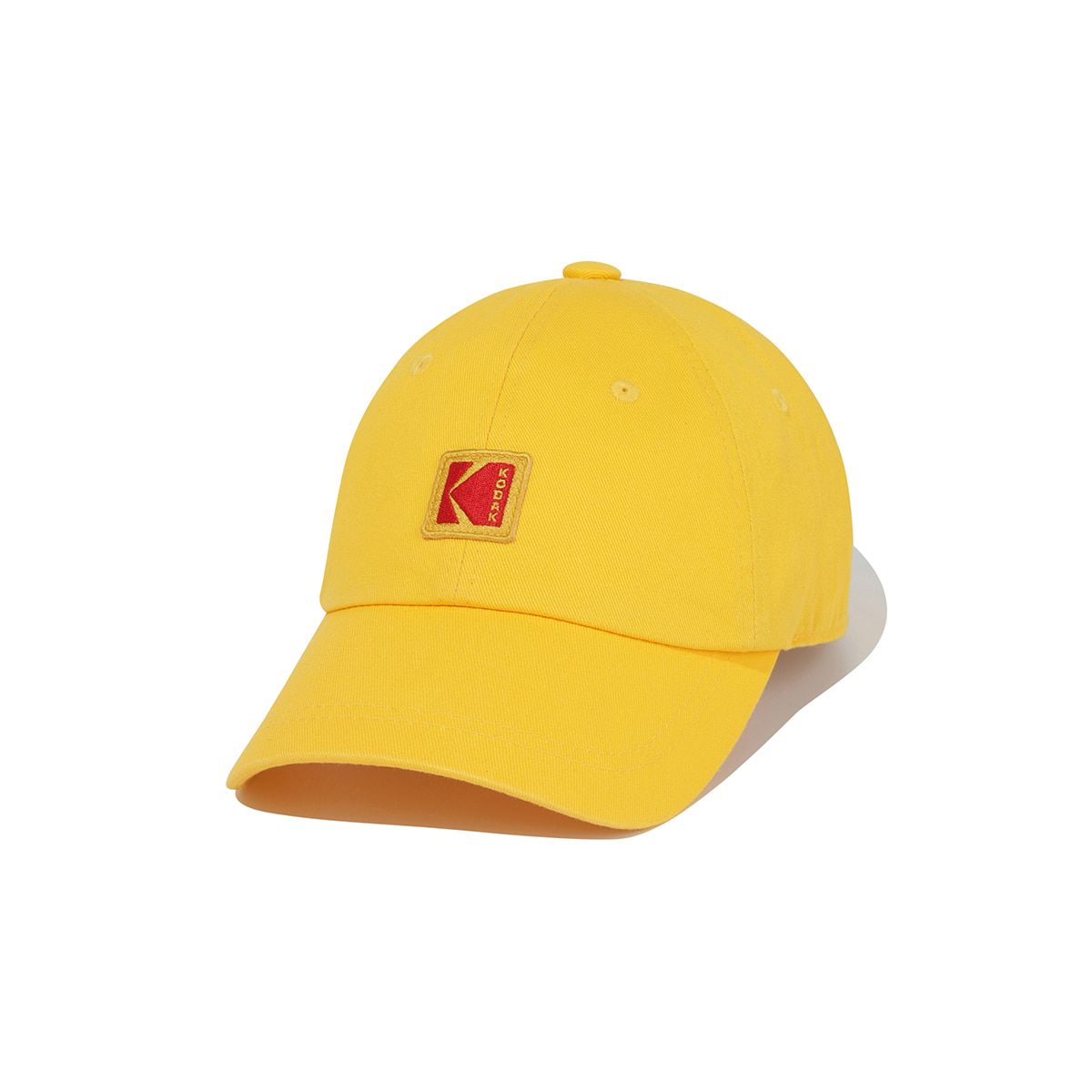 코닥 키즈(KODAK KIDS) 릴렉스핏 스퀘어로고 볼캡 키즈 YELLOW