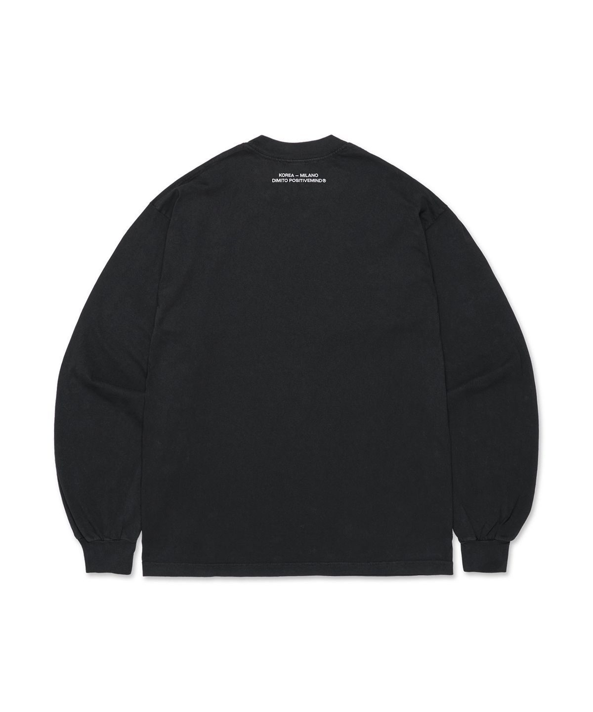 디미토(DIMITO) TEAM KOREA REPLICA COLORING LSV GD 6.5OZ TEE BLACK